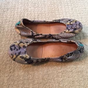 Tieks in lavender snake