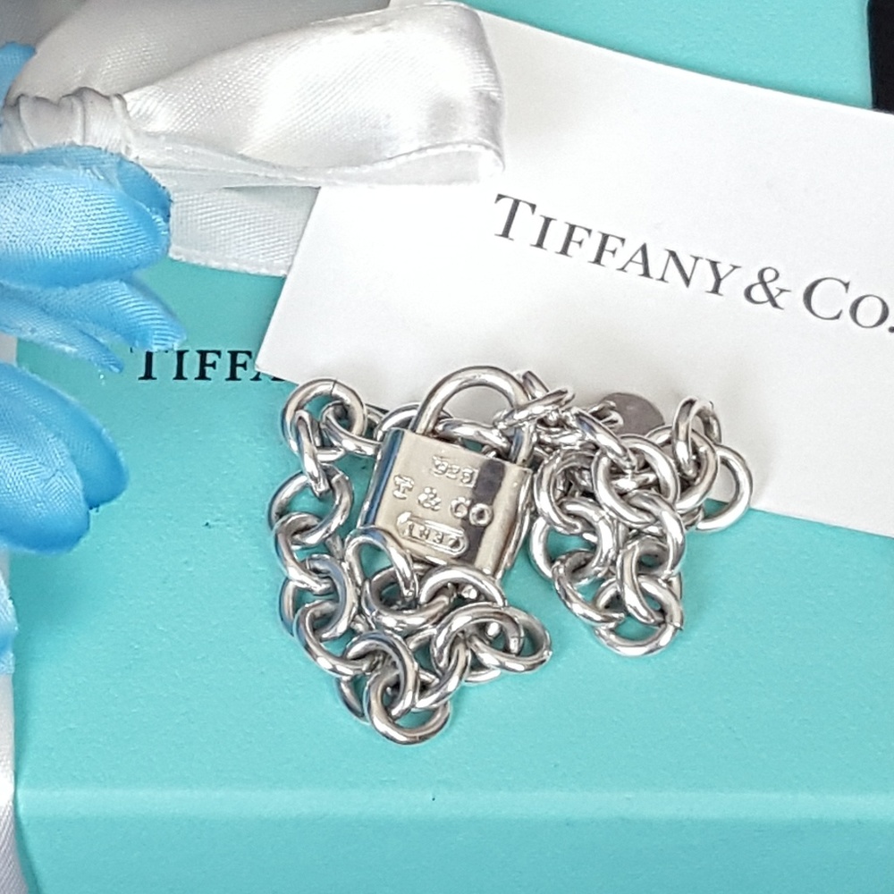 TIFFANY CO Padlock Return to Tiffany Bracelet
