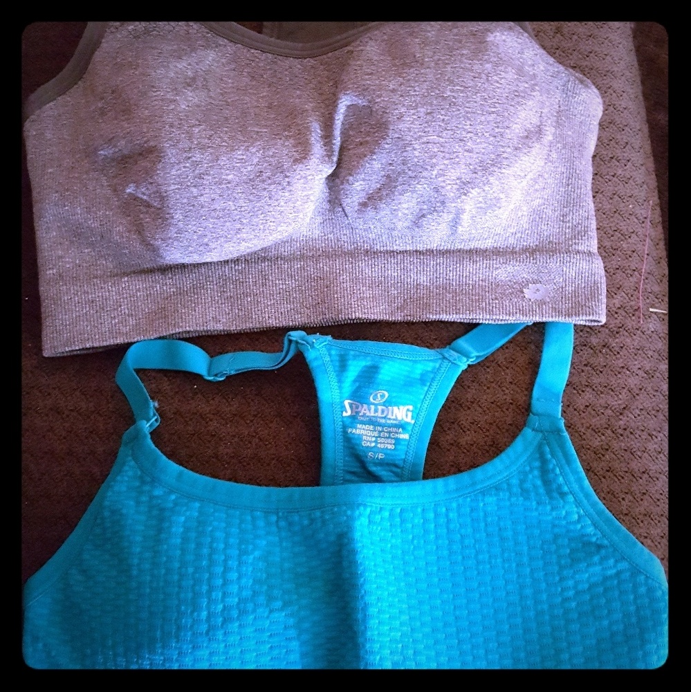 "3 for $25" Set of 2 sports bras like new