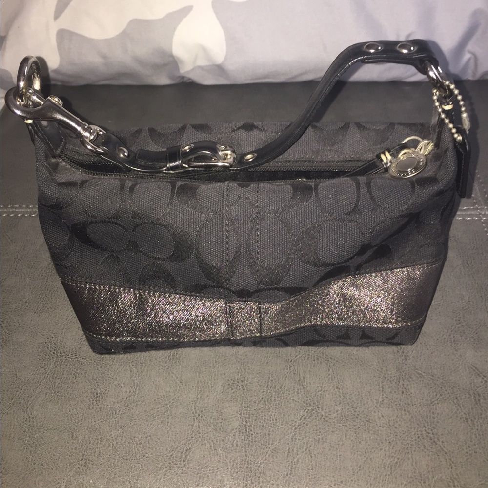Small black COACH bag