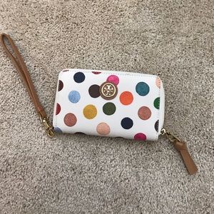 TORY BURCH Polka Dot Wallet (NEVER BEEN USED)