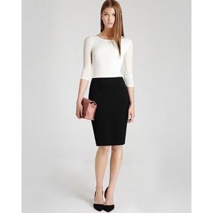Reiss Hepburn Two-Tone Jersey Dress
