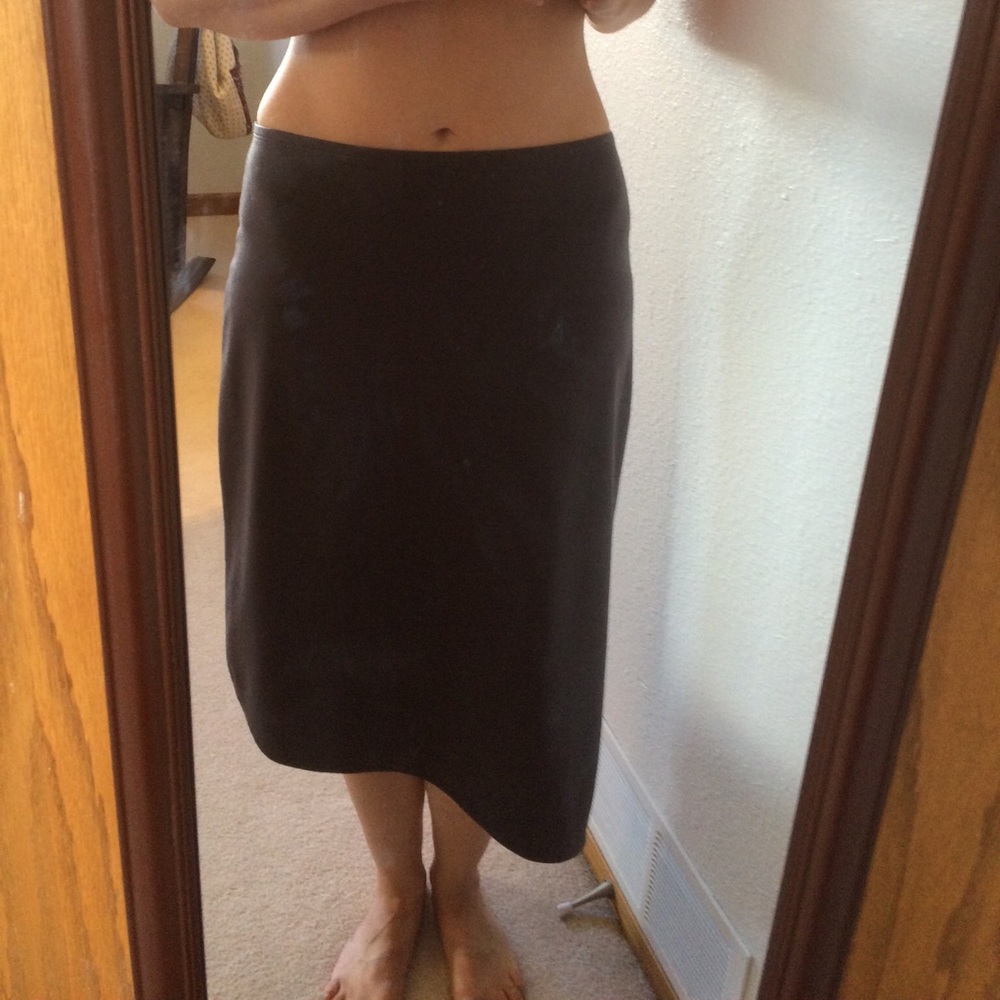 Gray The Limited skirt with asymmetrical hemline