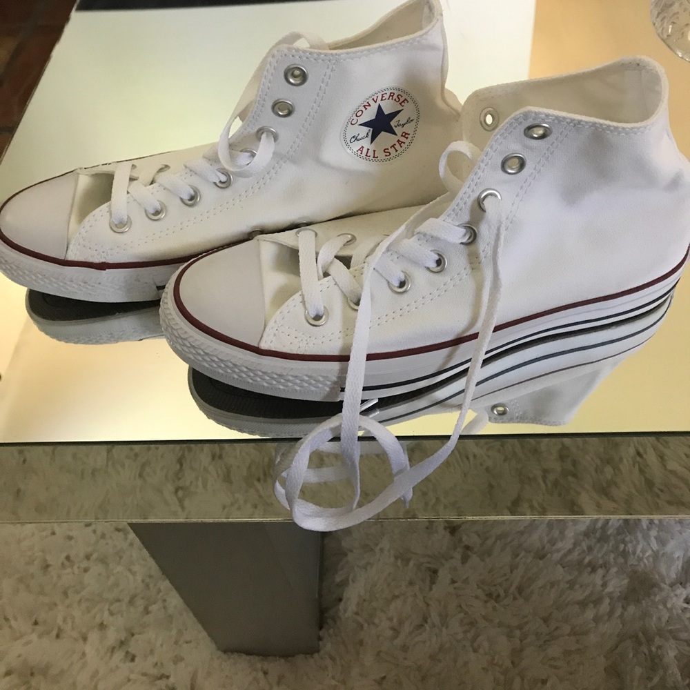 White high top converse