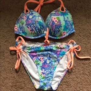 Victoria Secret PINK Floral Bathing Suit