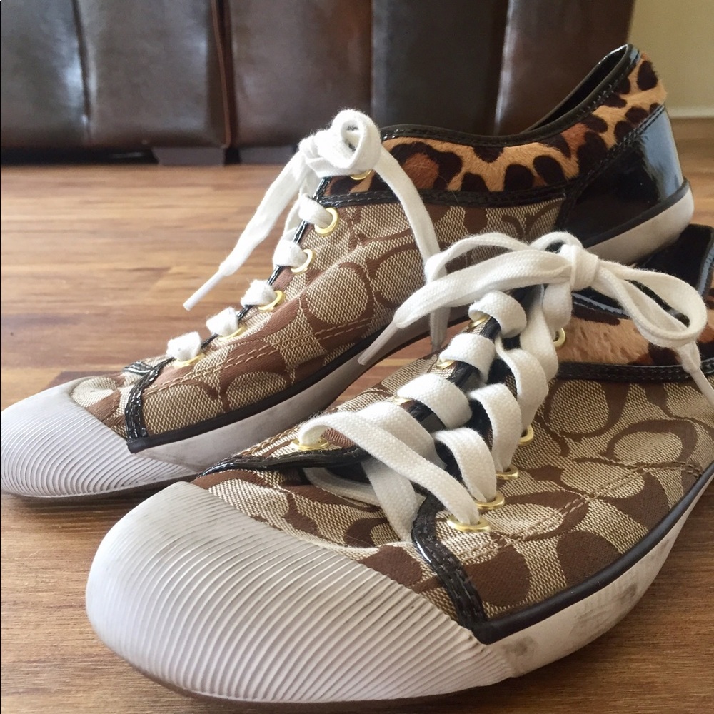 Coach Sneakers - Cheetah print