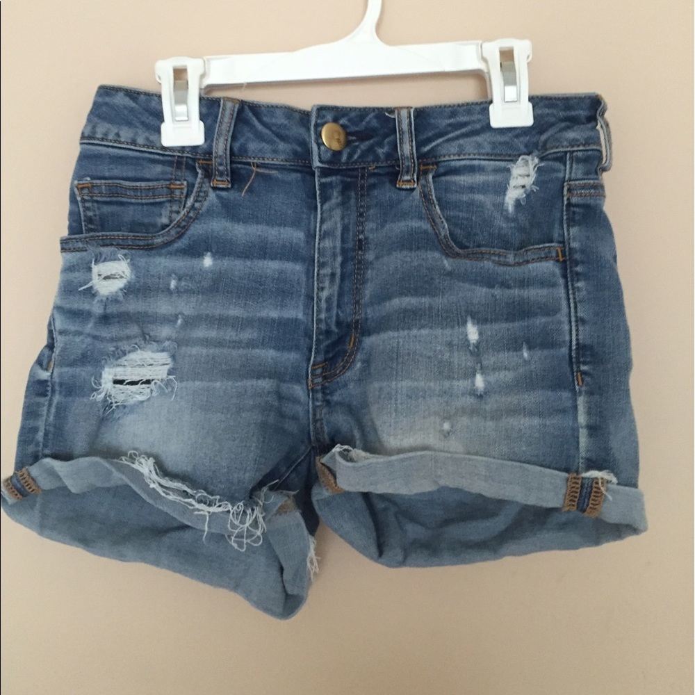 Denim shorts