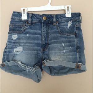 Denim shorts