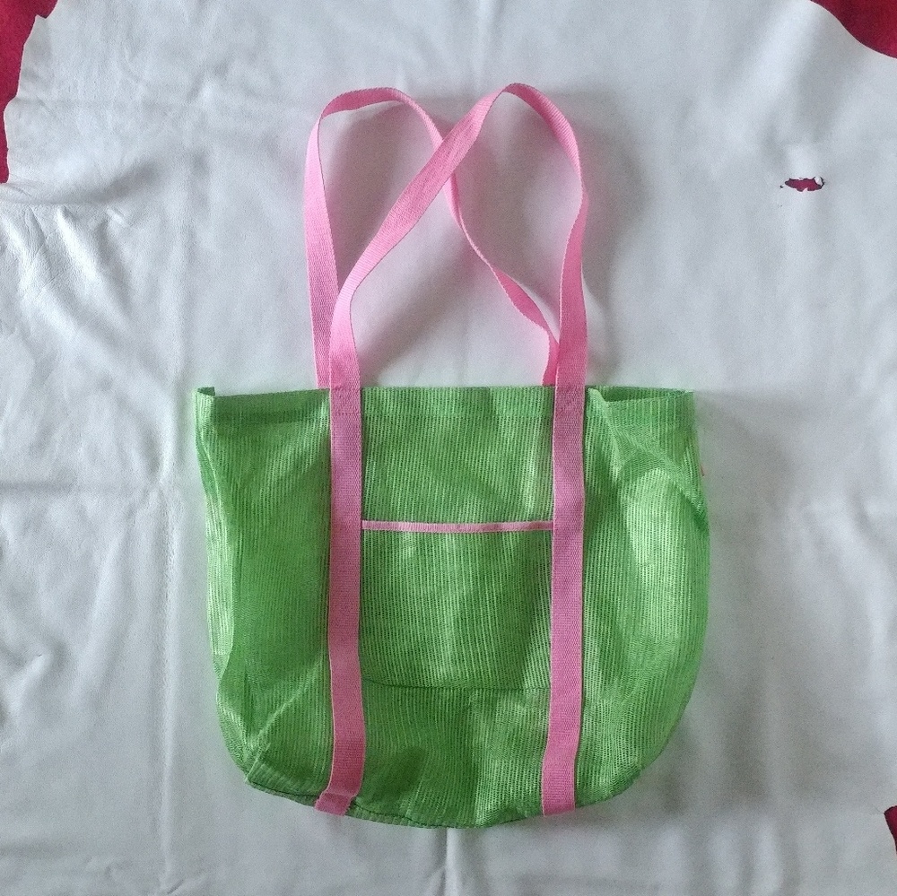Old Navy tote - mesh beach bag 13x13x5