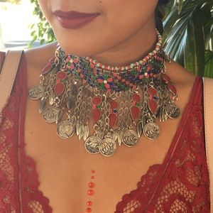 Bohemian Coin Choker