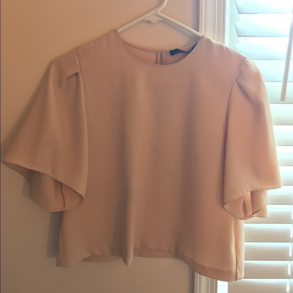 Cream color Zara dress top