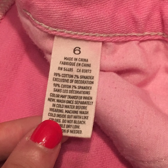 Pink American Eagle Ombré Denim Shorts - Picture 4 of 4