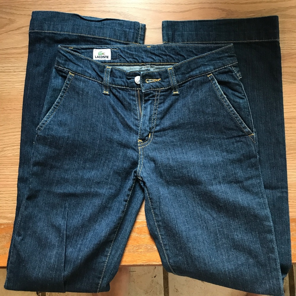 Lacoste Wide Leg Jeans