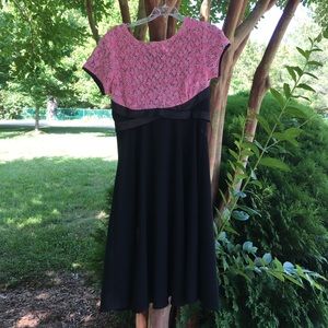 Bettie Page inspired rosette dress
