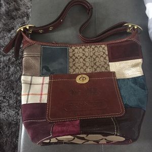 COACH patchwork shoulder bag