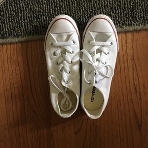 White authentic converse