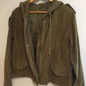Brandy Melville Hailey Jacket in Army Green