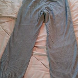 Black and white checkered pants