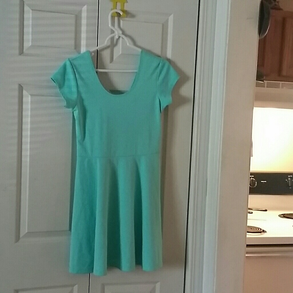Blue dress