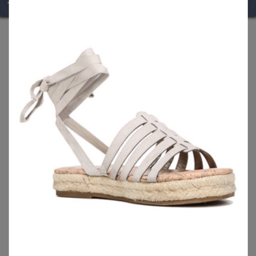 Sam Edelman lace up espadrille sandals