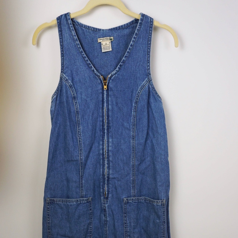 Maxi denim dress