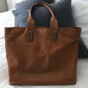 Sseko Leather Tote Bag