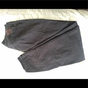 Dark Gray Slim Fit Chino Pants