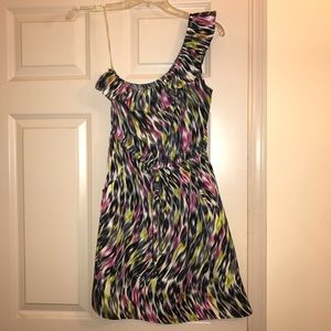 One shoulder summer dress