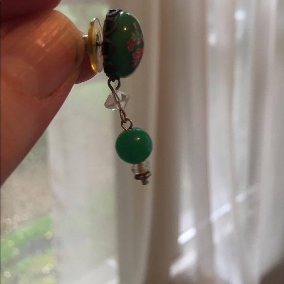 Colorful vintage glass earrings! - Picture 3 of 5