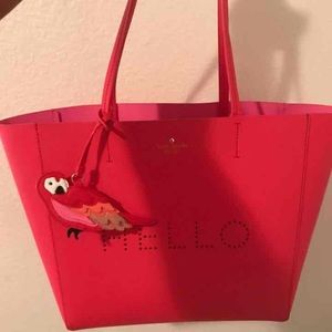 Kate Spade Pink "Hello" Tote