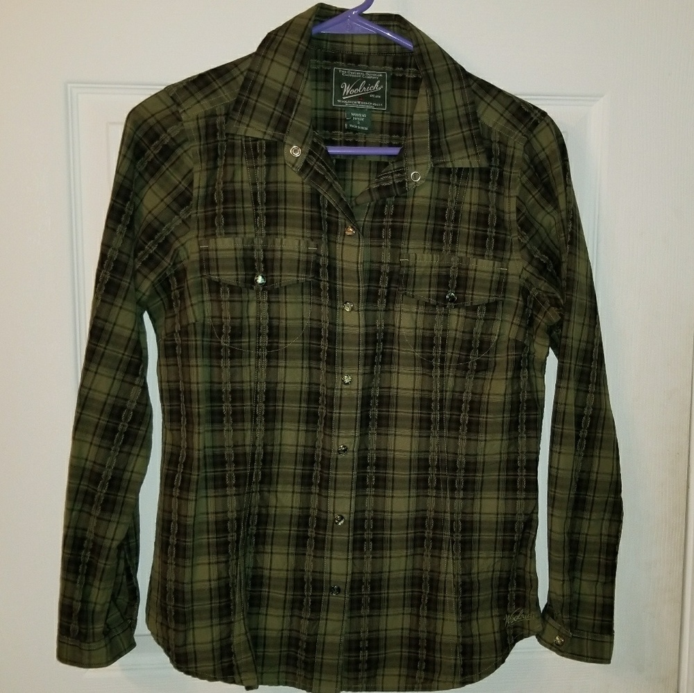 Woolrich Plaid Button up