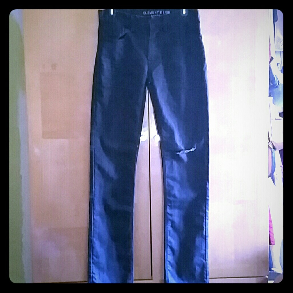 Skinny men's black jeans