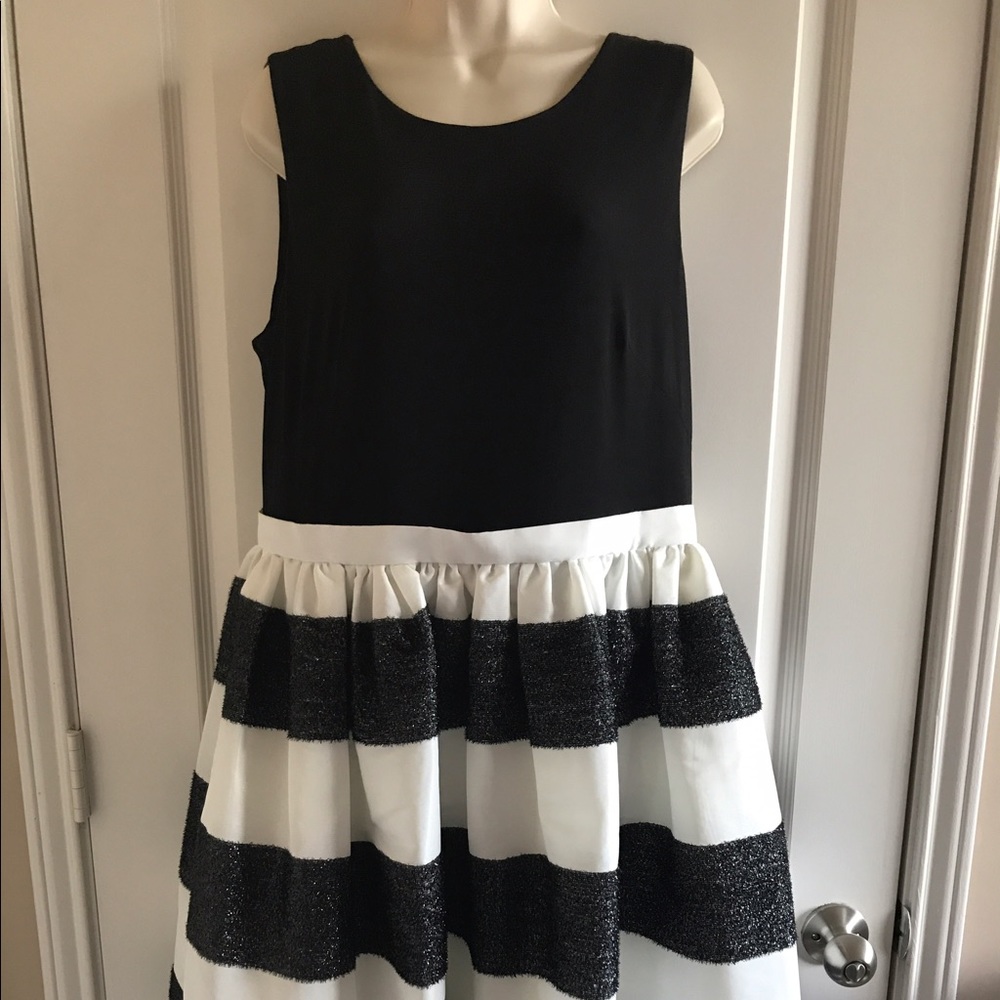 Calvin Klein Black & White Dress