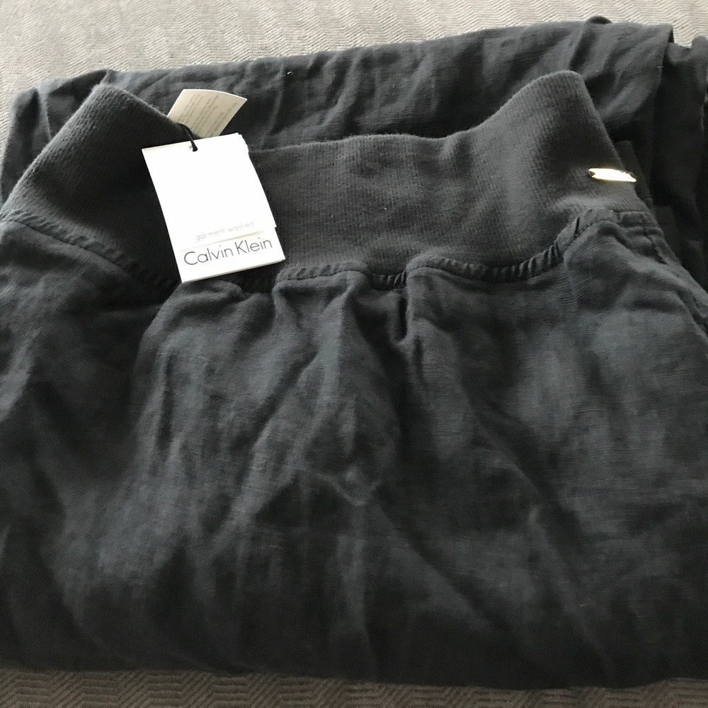 NWT - PLUS - Calvin Klein Linen Pants