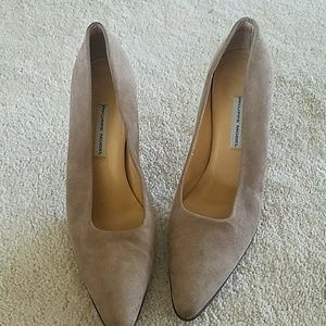 Philippe model tan  nude heels made in italy