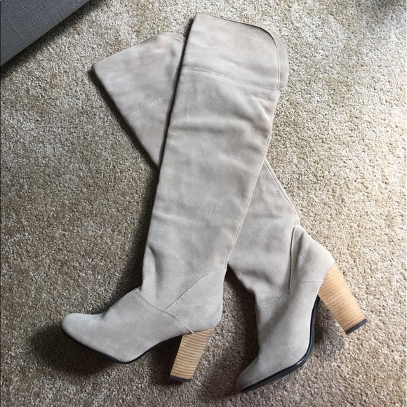 Urban Outfitters Shoes - Thigh High suede boots!