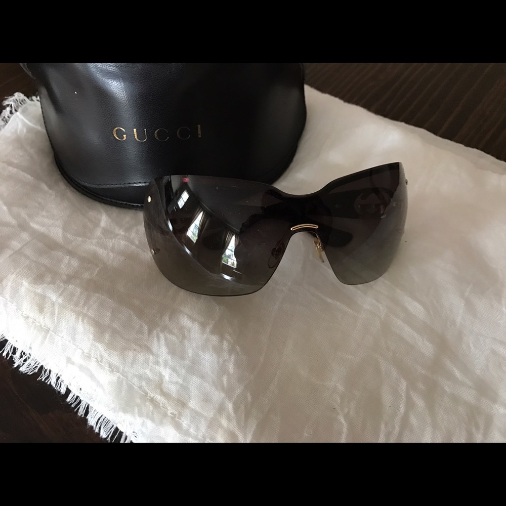 Gucci Women's Shield Sunglasses