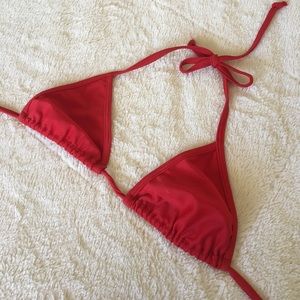 Red Bikini Top