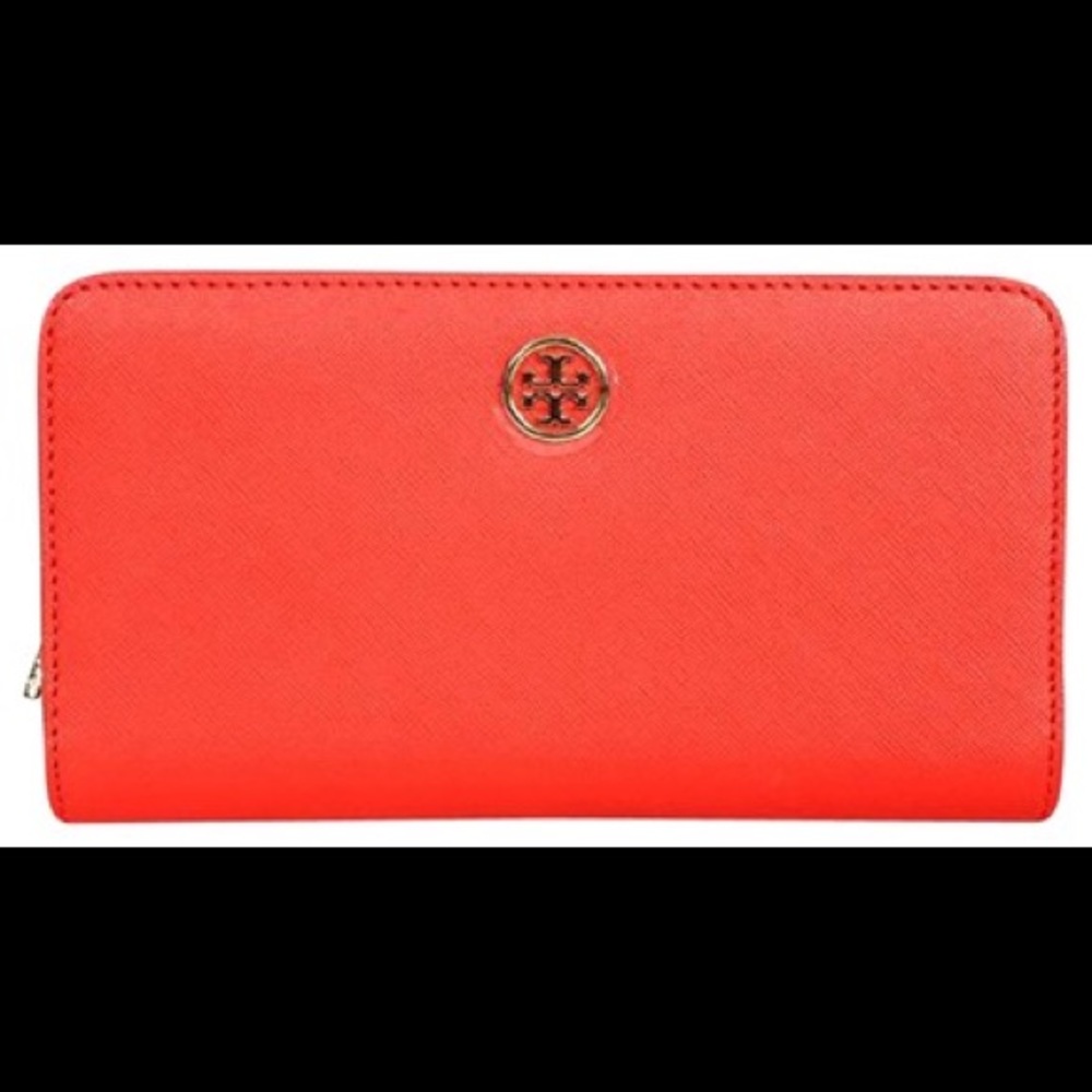 Tory Burch Dena zip around wallet GORGEOUS
