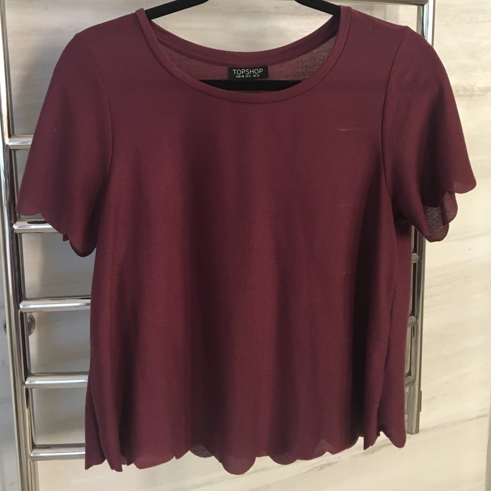 Maroon shirt