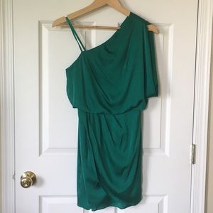 One Shoulder Silky Cocktail Dress Size 4