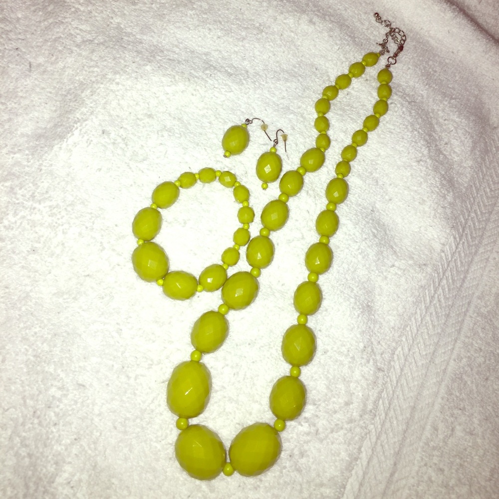 Blessed Green Jewelry Set