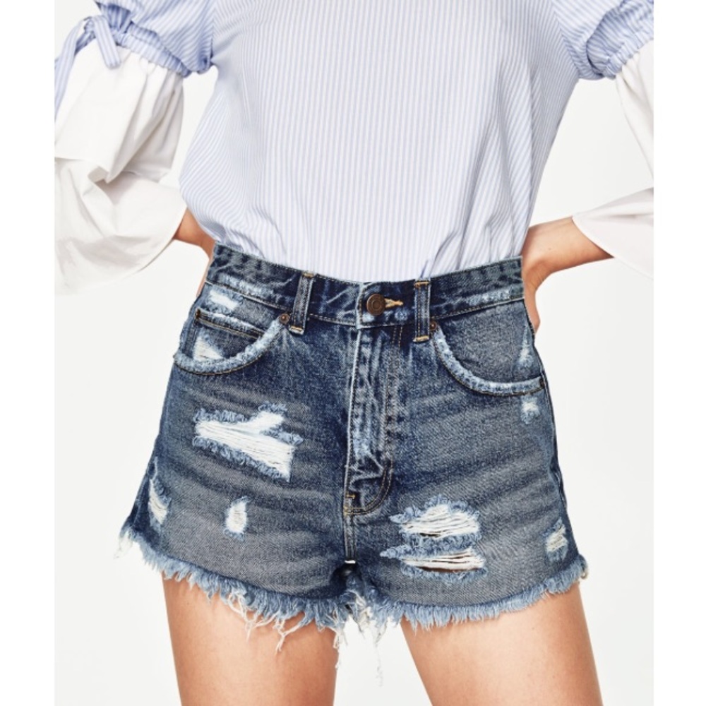 NWT Zara High Waisted Shorts