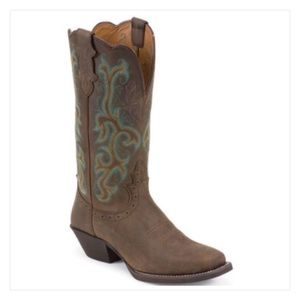 Justin's 12in Women's Leather Cowgirl Boots