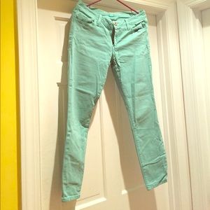 Banana Republic Mint Colored Jeans