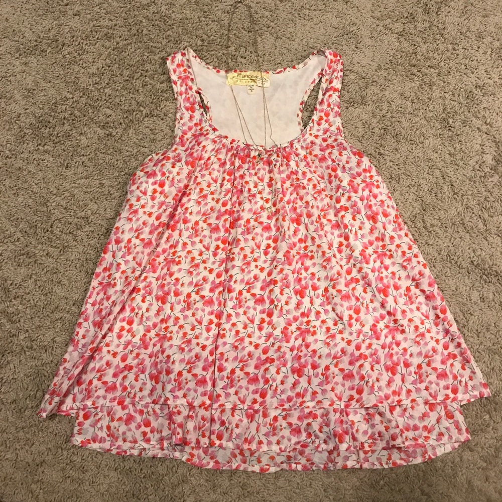 Floral layered camisole