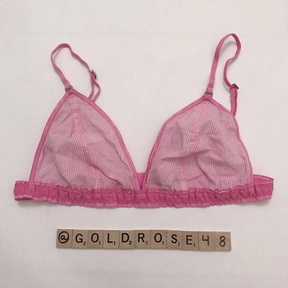 PINK Victoria's Secret Other - Victoria's Secret Pink pink striped bralette