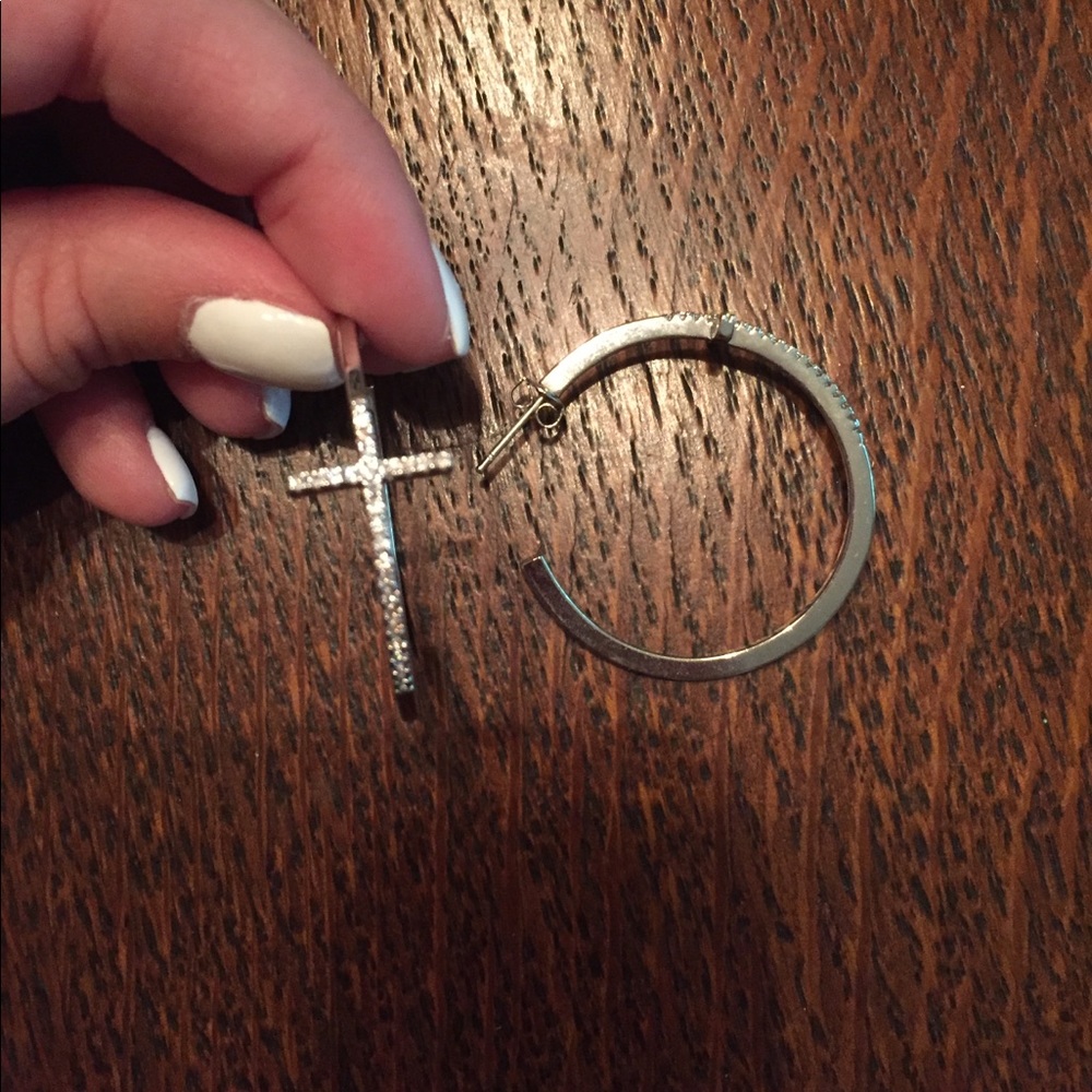 Cross earrings