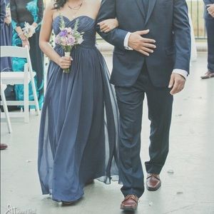 Azazie Shiloh Bridesmaid Dress and Stormy