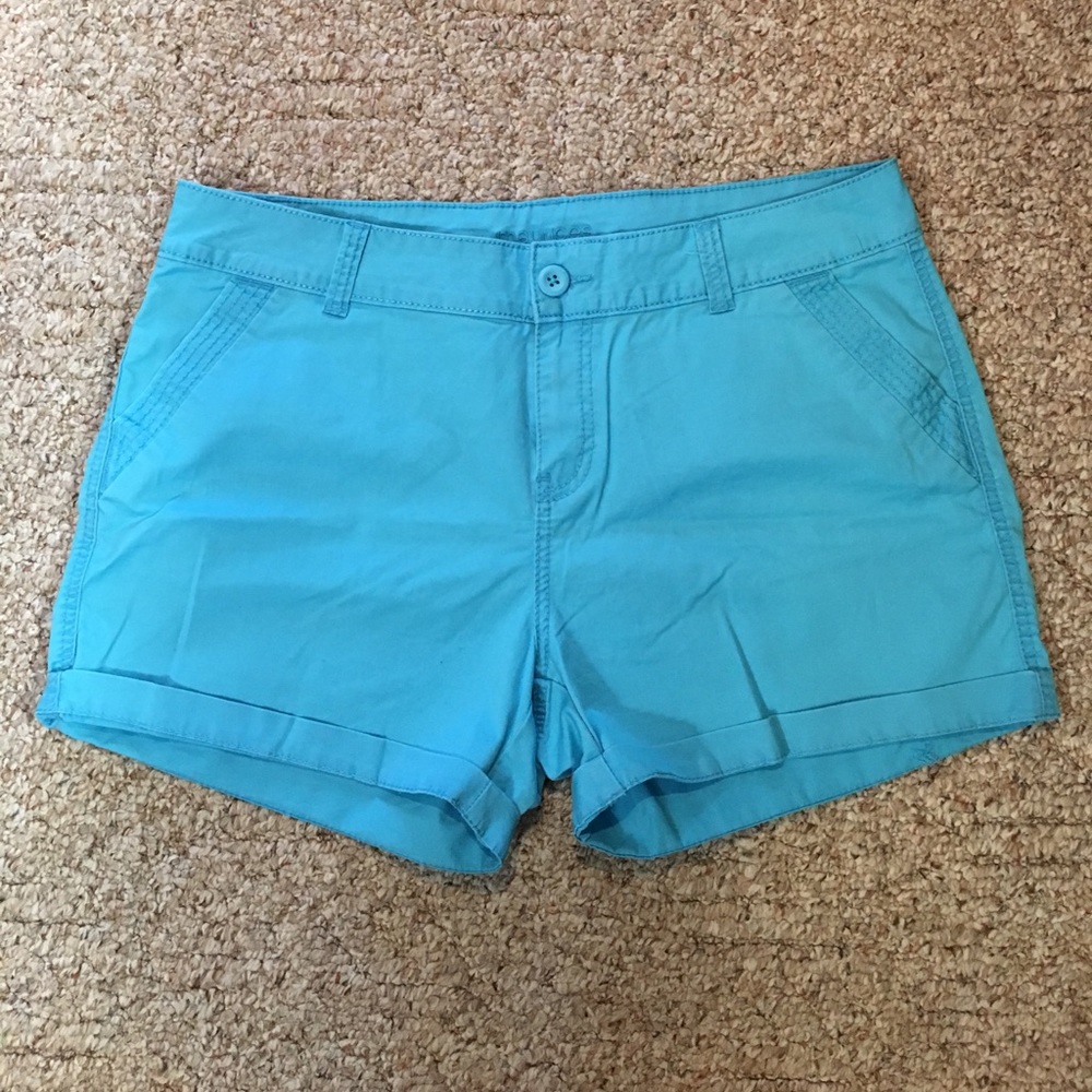 Sky blue shorts!!